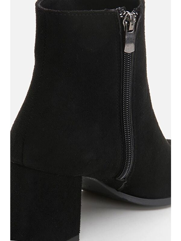 Siyah Kadın Topuklu Bot - Görsel 5