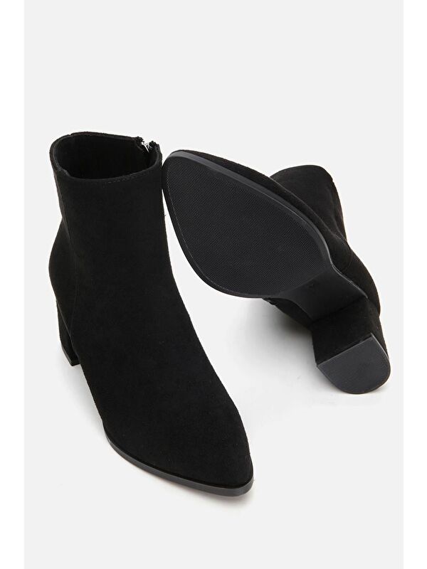 Siyah Kadın Topuklu Bot - Görsel 8