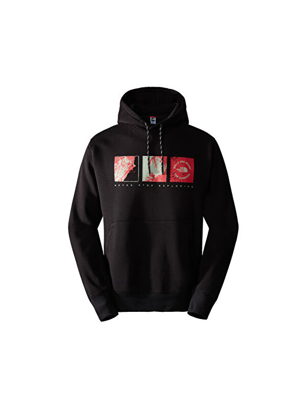 The North Face M Outdoor Graphic Hoodie Erkek Outdoor Sweatshirts NF0A8522JK31 Siyah