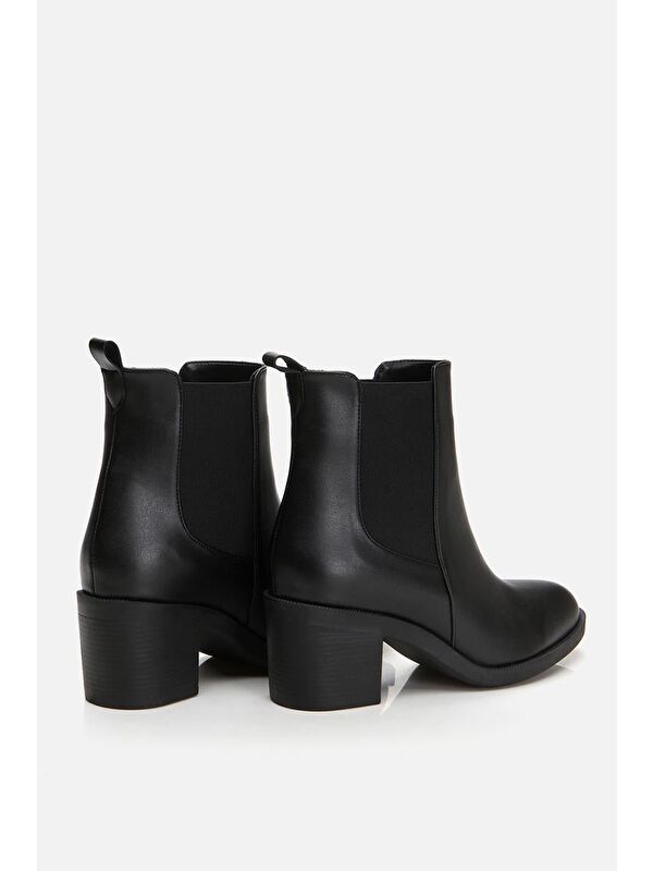 Siyah Kadın Topuklu Bot - Görsel 8