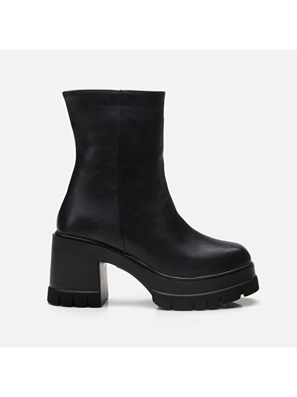 Siyah Kadın Topuklu Bot - Görsel 3