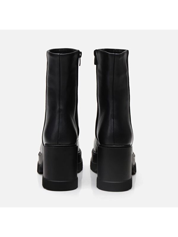 Siyah Kadın Topuklu Bot - Görsel 7