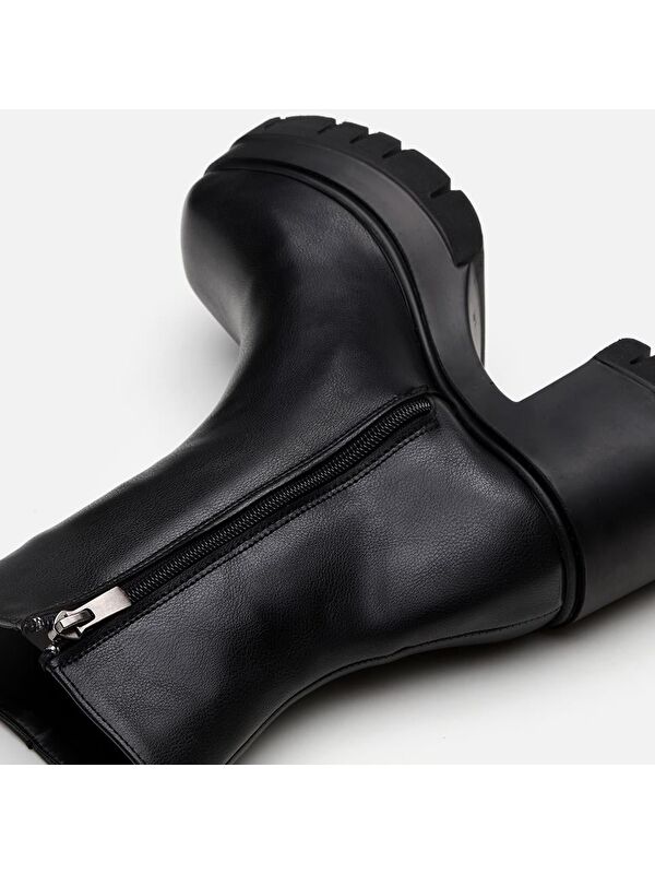 Siyah Kadın Topuklu Bot - Görsel 8