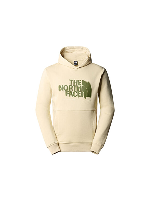 The North Face M Graphic Hoodie 3 Erkek Günlük Sweatshirt NF0A87ET3X41 Krem