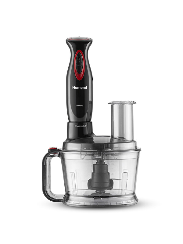 Homend Functionall 2851H Mutfak Robotu Siyah Kırmızı