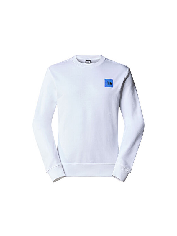 The North Face M SS24 Coordinates Crew Erkek Günlük Sweatshirt NF0A87EBFN41 Beyaz