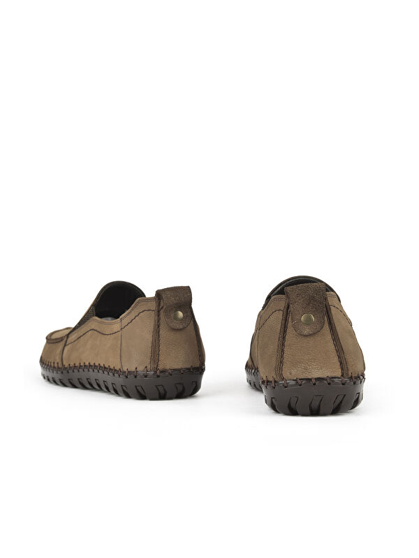 Erkek Hakiki Deri Ayakkabı 1511040ZY182312 Kum - Görsel 4