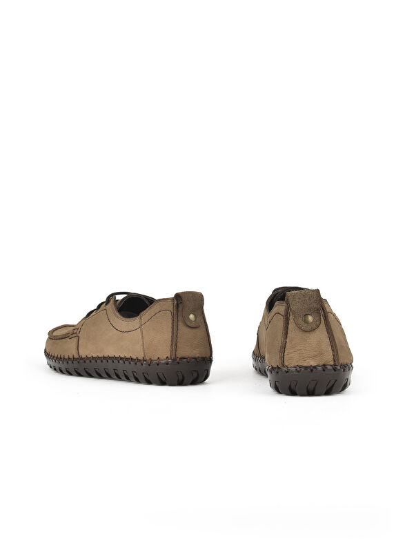 Erkek Hakiki Deri Ayakkabı 1511040ZY182322 Kum - Görsel 4