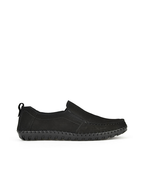 Erkek Hakiki Deri Ayakkabı 1511040ZY182312 Siyah - Görsel 2