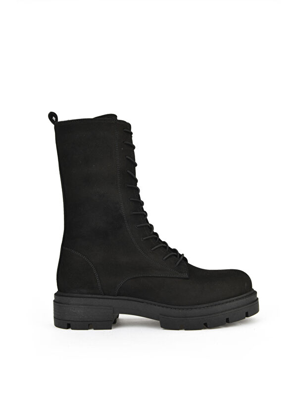 Kadın Hakiki Deri Bot 15319Z663582 Siyah - Görsel 2