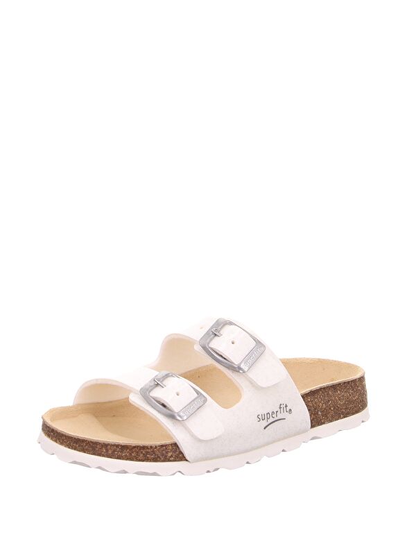 BIOS Beyaz Kız Çocuk Terlik - Görsel 4