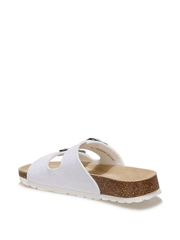 BIOS Beyaz Kız Çocuk Terlik - Görsel 3