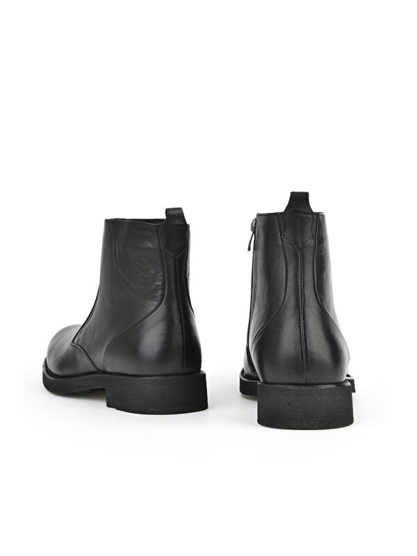 Erkek Hakiki Deri Bot 15319Z7113 Siyah - Görsel 4