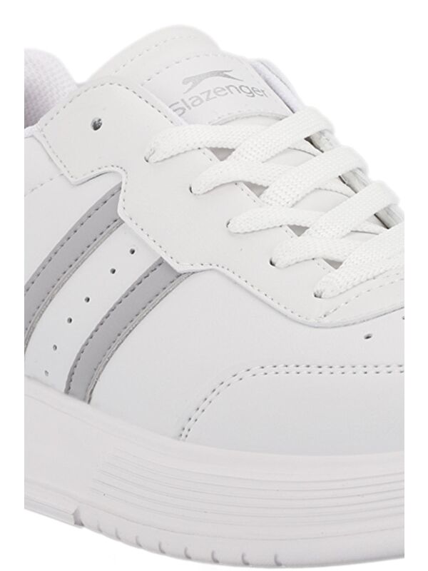 ZIPPER I Kadın Sneaker Ayakkabı Beyaz / Gri - Görsel 5