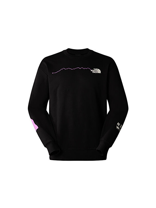 The North Face U Nse Graphic Crew Unisex Günlük Sweatshirts NF0A87F4JK31 Siyah