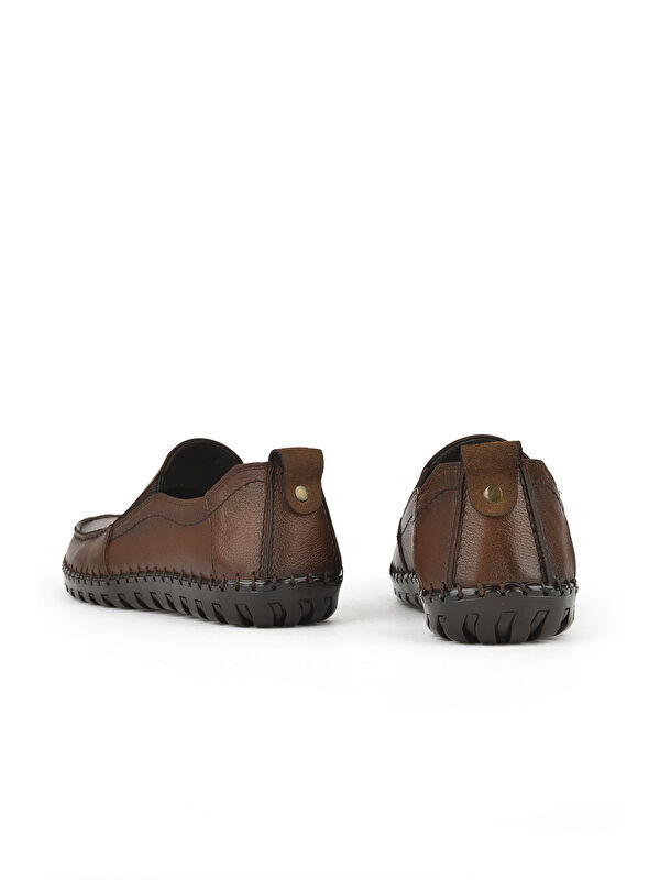 Erkek Hakiki Deri Ayakkabı 1511040ZY18231 Taba - Görsel 4