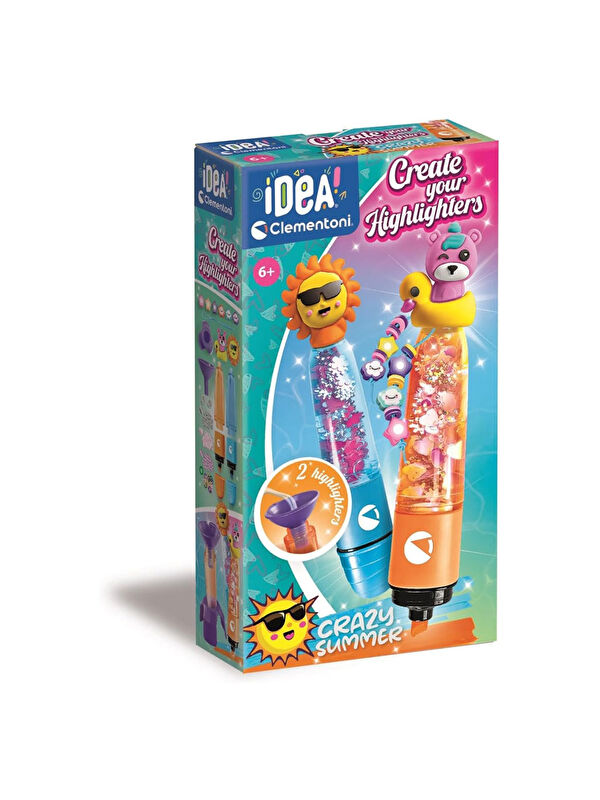 Clementoni Idea Fosforlu Kalem Tasarım Seti Çılgın Yaz 18130
