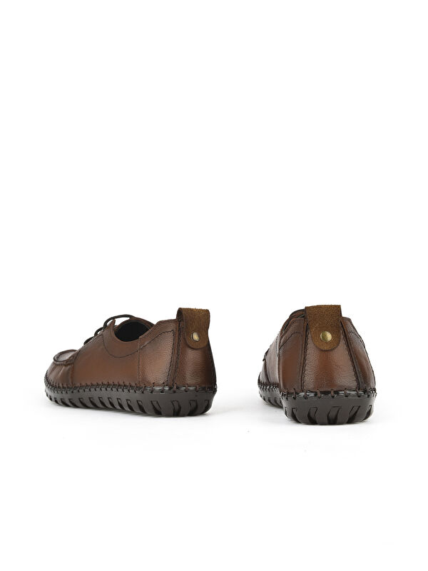 Erkek Hakiki Deri Ayakkabı 1511040ZY18232 Taba - Görsel 4