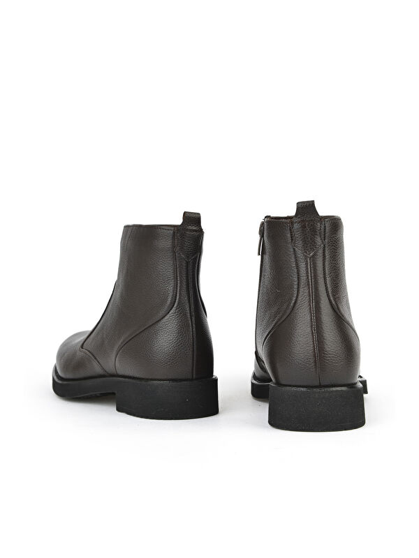 Erkek Hakiki Deri Bot 15319Z7113 Kahve - Görsel 4