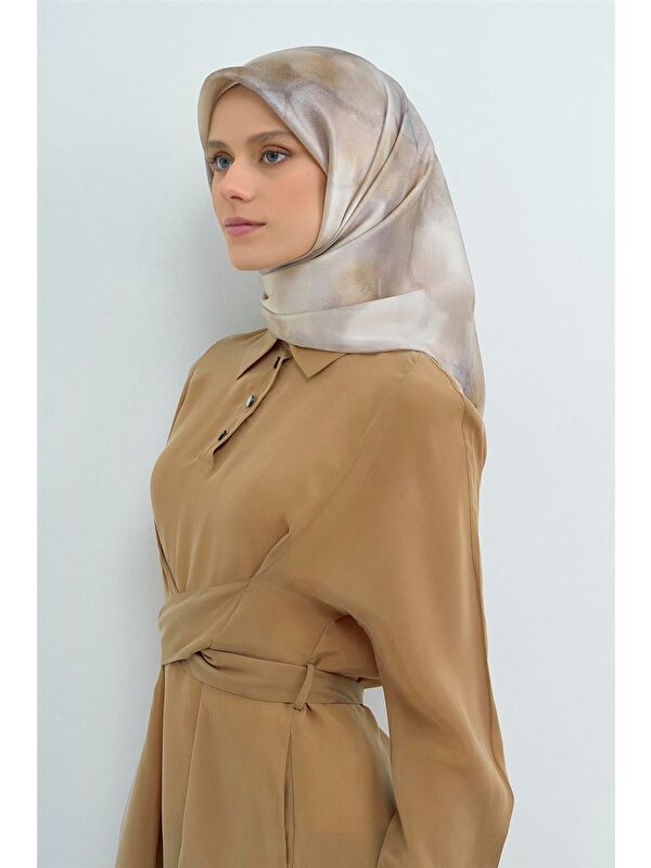 ARMİNE Saf İpek Twill Eşarp 9501D 84