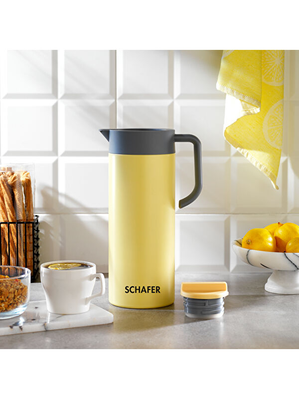 SCHAFER Click Termos 1.3 L-Sarı