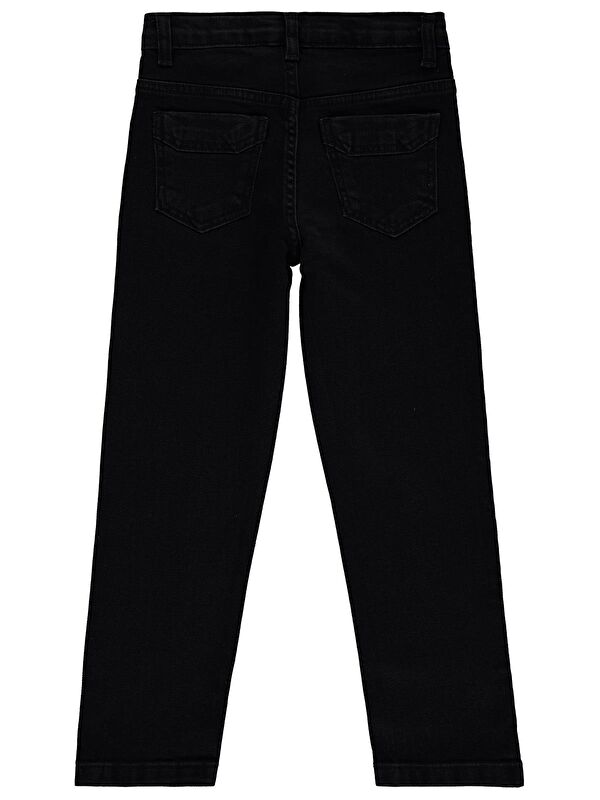 Civil Boys Basic 6-9 Yaş Pantolon Jean - Siyah 9-10 Yaş