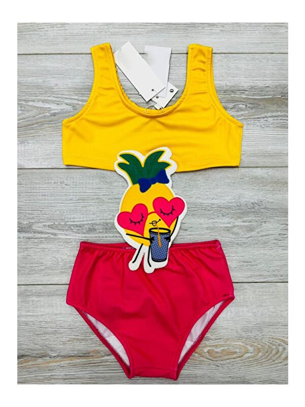 My Kids Wear Detaylı Kız Çocuk Mayo