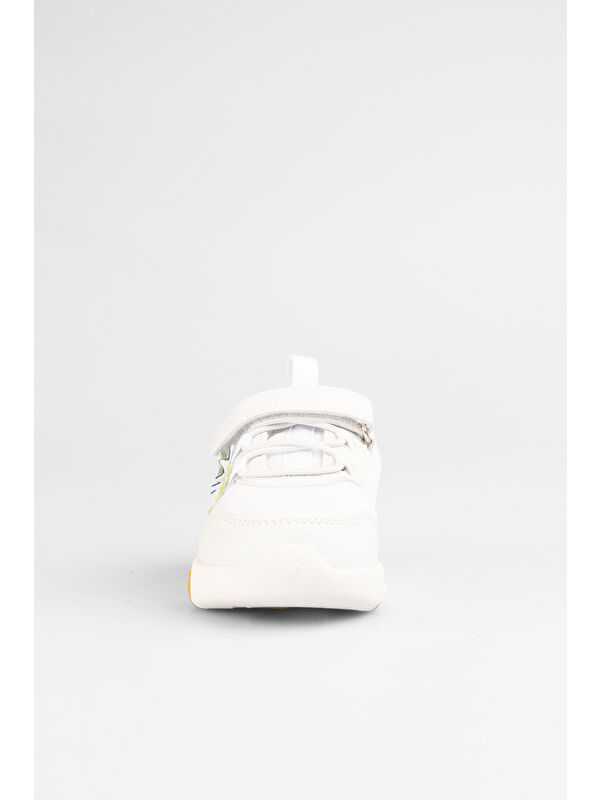 Number Işıklı Unisex Okul Öncesi Beyaz/Mavi Spor Ayakkabı - Görsel 5