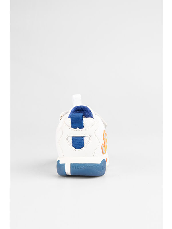 Number Işıklı Unisex Okul Öncesi Beyaz/Mavi Spor Ayakkabı - Görsel 6