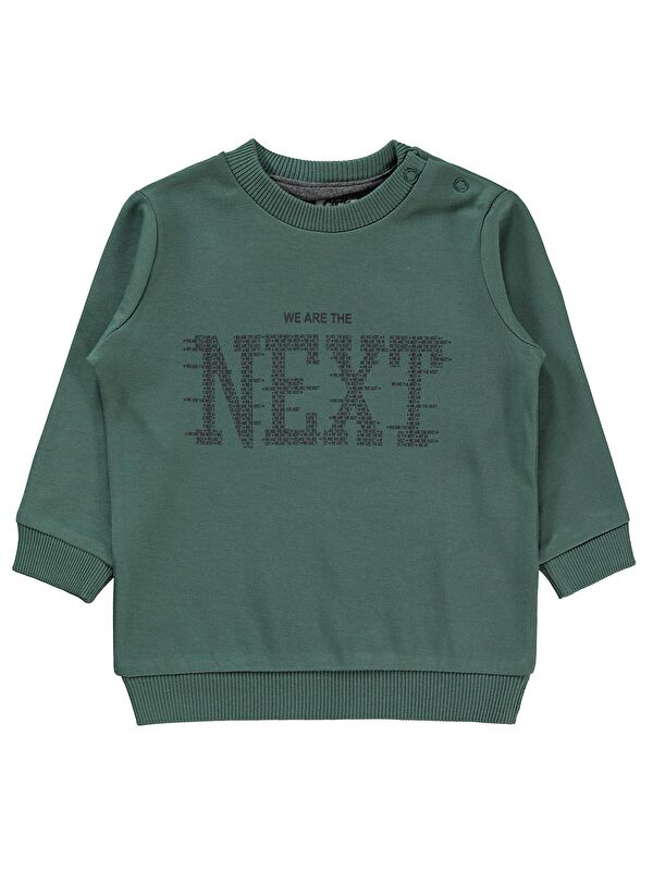 Civil Baby Erkek Bebek Sweatshirt 6-18 Ay Haki