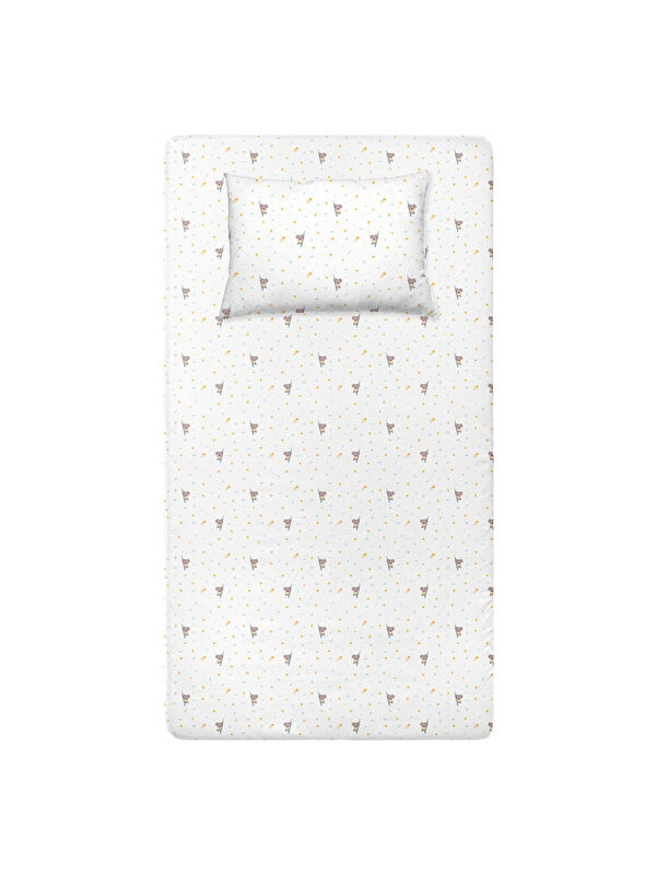 Casadora Baby Koko Saten Fitted Çarşaf Seti - 100x200x30+50x70