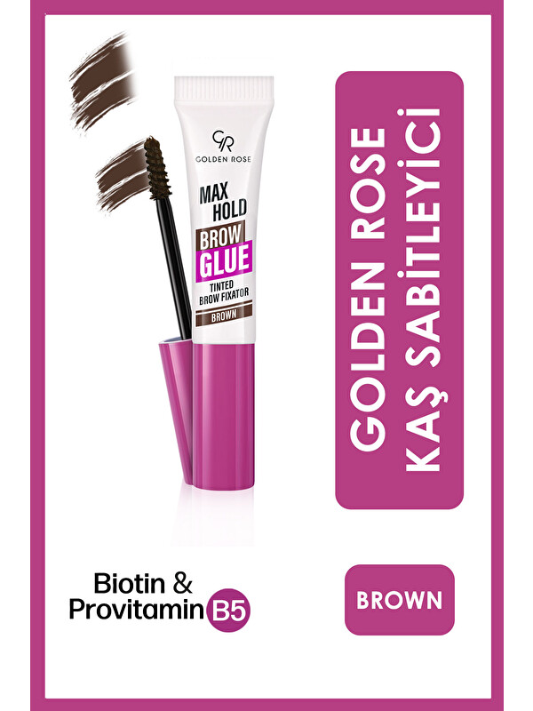 GOLDEN ROSE Max Hold Brow Glue - 104 Brown - Kahverengi Kaş Sabitleyici