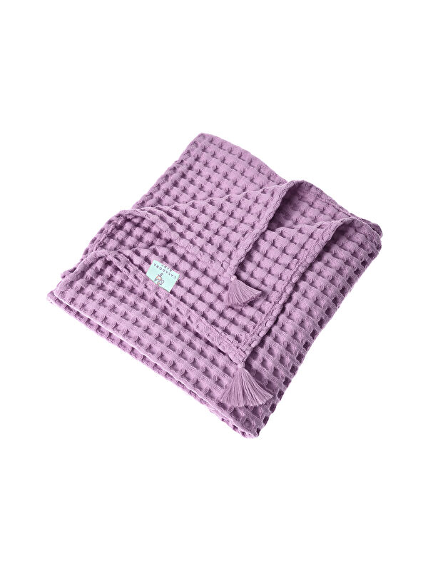 Casadora Baby %100 Pamuk Bebek Waffle - Lila - 90x120