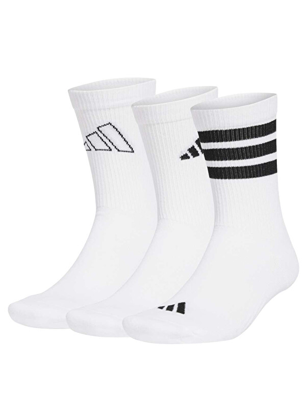 Adidas Logo 3P Beyaz Soket Çorap