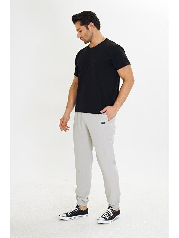 Marco Ferry Erkek Stretchfit Esnek Lastik Paçalı Eşofman Altı Taş 2663-T