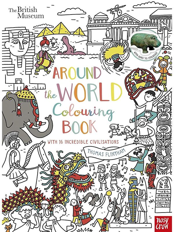 Nosy Crow British Museum: Around the World Colouring Book