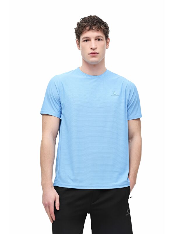 Lumberjack ML JAMES 11-PRF-411 6FX Mavi Erkek Kısa Kol T-Shirt