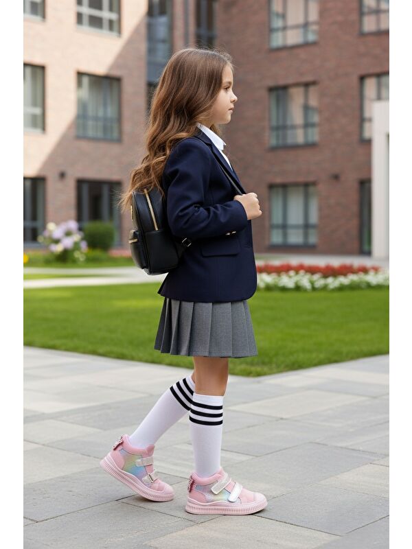 PAWS Kelebekli Çift Cırtlı Kız Bebek ve Çocuk Bot - Görsel 6