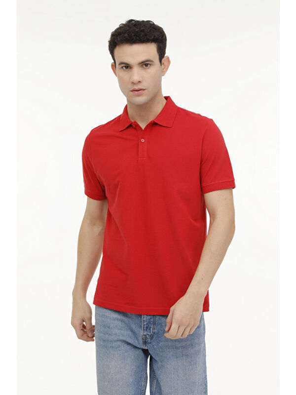 Kinetix M-SN328 T-SHIRT 4FX Kırmızı Erkek Kısa Kol Tişört
