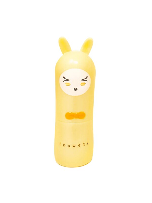 Inuwet Bunny Lip Balm Glitter Gold Pineapple-Sarı-3+ Yaş
