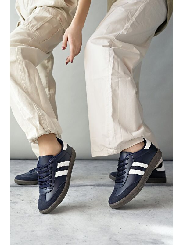 GORDON Unisex Ortopedik Günlük Bağcıklı Yürüyüş Koşu Sneaker Spor Ayakkabı - Görsel 6