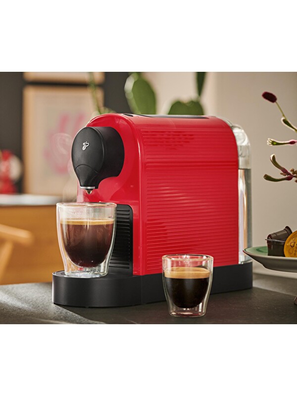 Tchibo Cafissimo Pure Plus Kapsüllü Kahve Makinesi, Kırmızı