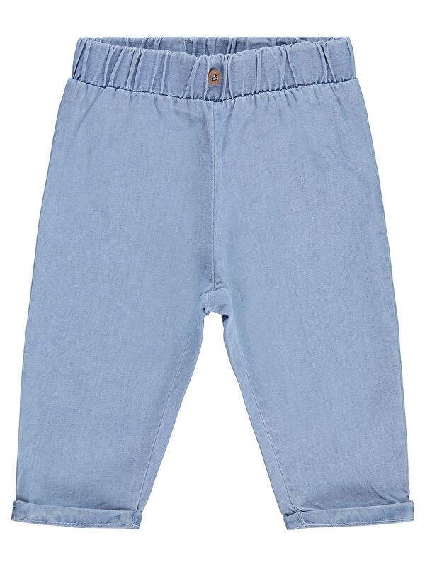 Civil Baby Erkek Bebek İnce Jean 6-18 Ay Pantolon - Mavi