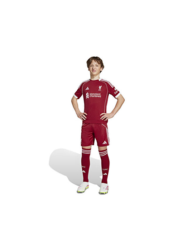 Adidas Liverpool Fc 25/26 İç Saha Şortu Çocuk Liverpool FC 25/26 İç Saha Şortu JV6441 Kırmızı