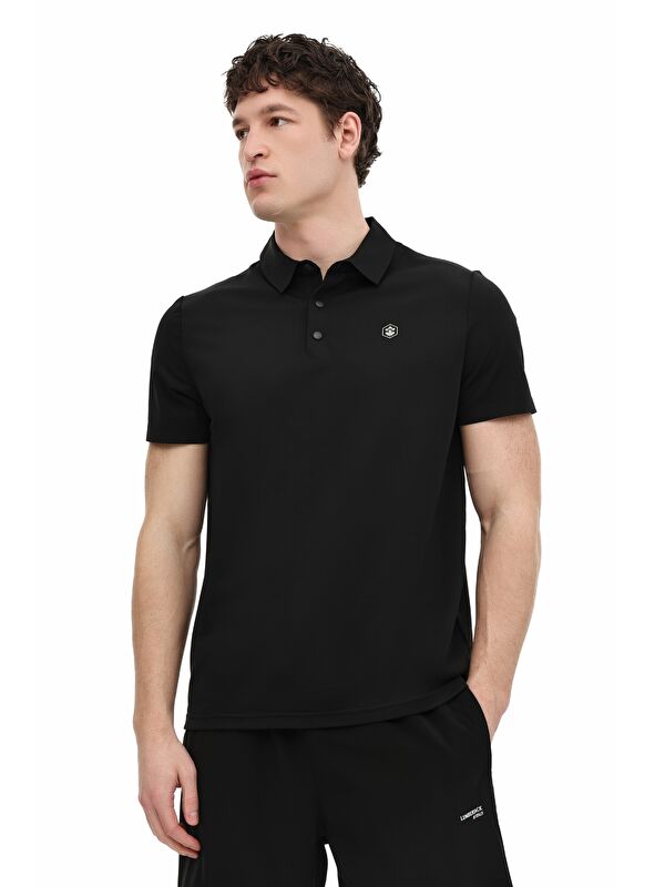 Lumberjack MB GIRT 12P23001 6FX Siyah Erkek Kısa Kol T-Shirt