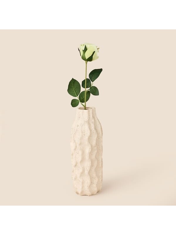 Evidea Deco Gül Yapay Dal Çiçek - Açık Yeşil - 68 cm