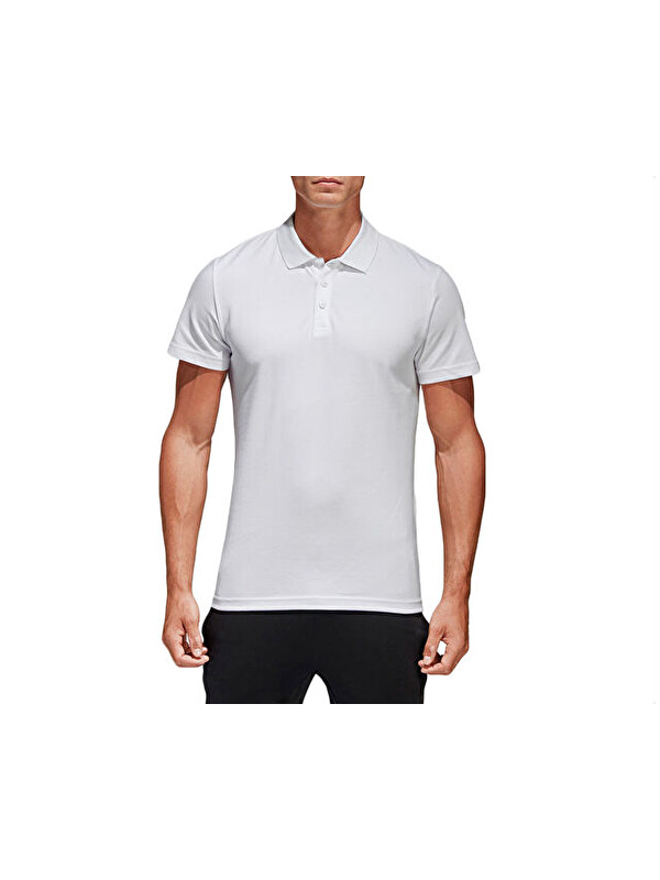 Adidas Erkek Polo Tişörtü Spor Beyaz Br1052 Ess Base Polo