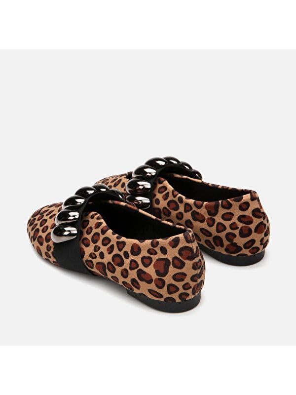 Yaya By Hotiç Kahverengi Yaya By Hotiç Yaya By Leopar Desenli Kadın Babet