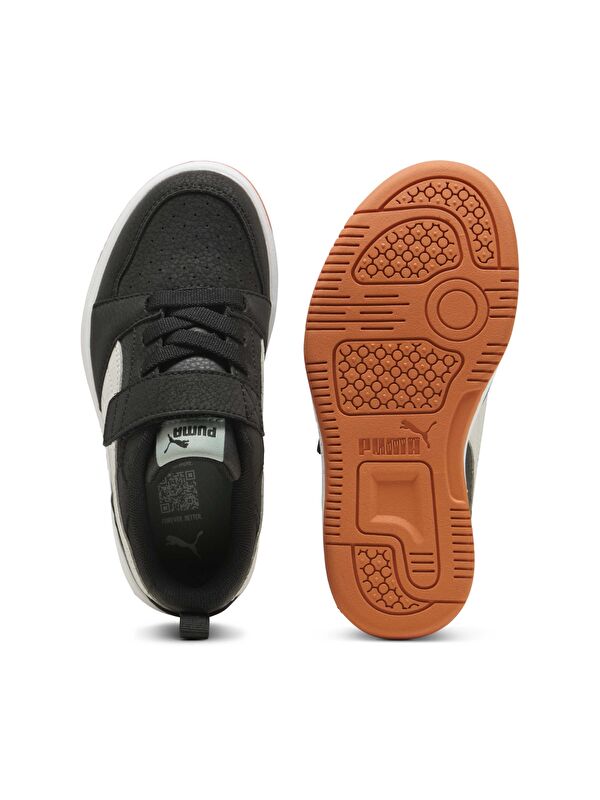 Rebound V6 Lo Mid 90s Ac Çocuk Siyah Sneaker - Görsel 6