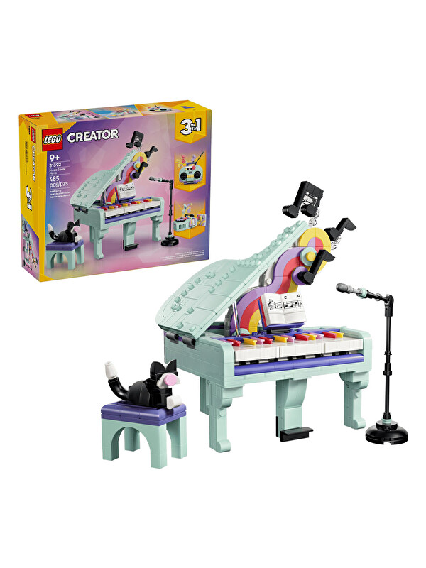 Lego Creator 3’ü 1 Arada Müzikal Dekor Kedili Piyano 31392